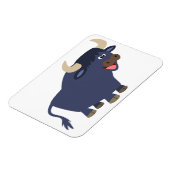 Cute Friendly Cartoon Bull Flexible Magnet Magneet (Linkerzijde)
