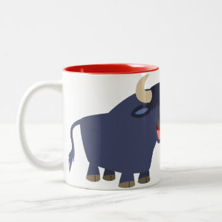 Cute Friendly Cartoon Bull Mok