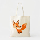 Cute Friendly Cartoon Fox Bag Tote Bag (Voorkant)