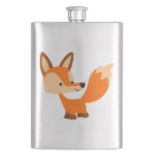 Cute Friendly Cartoon Fox Classic Flask Flacon (Voorkant)