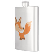 Cute Friendly Cartoon Fox Classic Flask Flacon (Links)