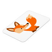 Cute Friendly Cartoon Fox Flexible Magnet Magneet (Linkerzijde)