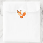 Cute Friendly Cartoon Fox Sticker (Tas)