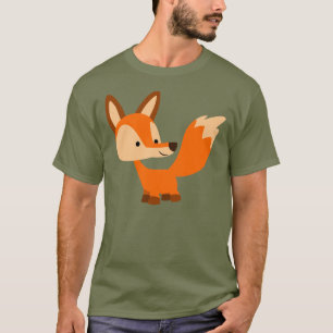 Cute Friendly Cartoon Fox T-Shirt