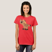 Cute Friendly Cartoon Hyena Women T-Shirt (Voorkant volledig)