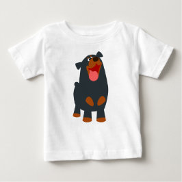 Cute Friendly Cartoon Rottweiler Baby T-Shirt