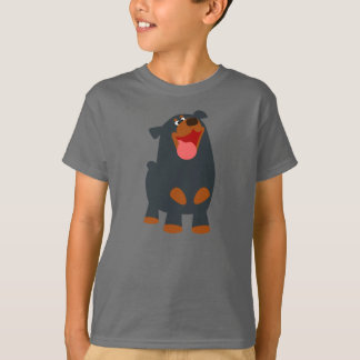 Cute Friendly Cartoon Rottweiler T-Shirt
