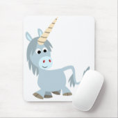 Cute Friendly Cartoon Unicorn Mousepad Muismat (Met muis)