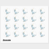 Cute Friendly Cartoon Unicorn Sticker (Vel)