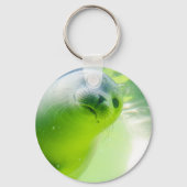 Cute Friendly Seal Underwater Sleutelhanger (Achterkant)