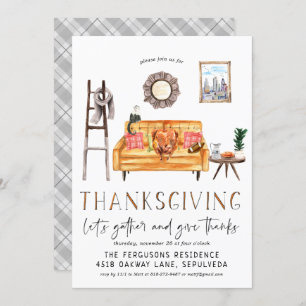 Cute Friendsgiving Thanksgiving Kaart