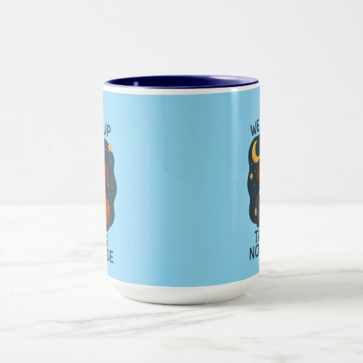 Cute Friendship Night Sky Combo Mug Mok (Midden)
