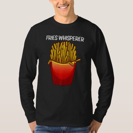 Cute Fries For Men Women Potato Fries French Fry T-shirt (Voorkant)