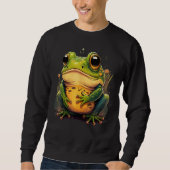 Cute Frog  Animal on Frog 1 Trui (Voorkant)