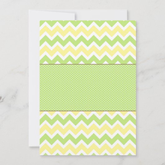 Cute Frog baby shower-uitnodiging, neutraal geslac Kaart (Achterkant)