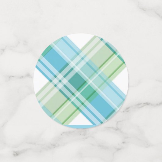 Cute Frog Blue en Green Play Confetti (Kleine voorkant)