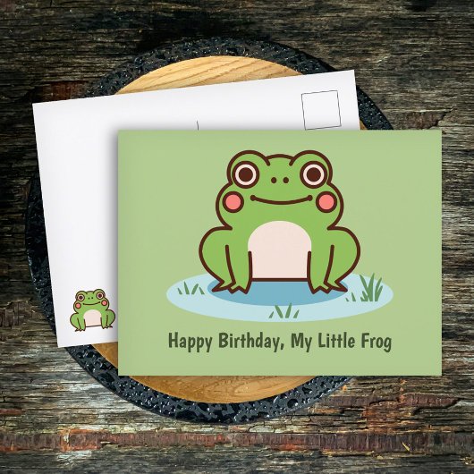 Cute Frog  Briefkaart