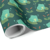 Cute Frog Cadeaupapier (Rol Hoek)