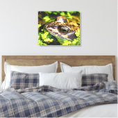 CUTE FROG CANVAS AFDRUK (Insitu (Slaapkamer))