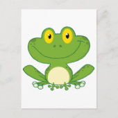 Cute Frog Cartoon Character Briefkaart (Voorkant)
