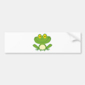 Cute Frog Cartoon Character Bumpersticker (Voorkant)