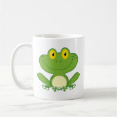 Cute Frog Cartoon Character Koffiemok (Links)