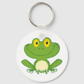Cute Frog Cartoon Character Sleutelhanger (Voorkant)