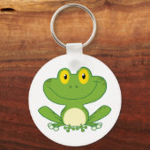 Cute Frog Cartoon Character Sleutelhanger (Voorkant)