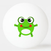 Cute frog-cartoon pingpongbal (Voorkant)