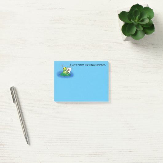 Cute frog cartoon post it notes (Kantoor)