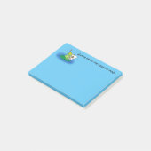 Cute frog cartoon post it notes (Schuin)