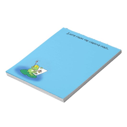 Cute frog cartoon post it notes notitieblok (Linkerzijde)