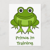 Cute Frog Cartoon - Prins in opleiding Briefkaart (Voorkant)