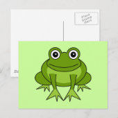 Cute Frog Cartoon - Prins in opleiding Briefkaart (Voorkant / Achterkant)