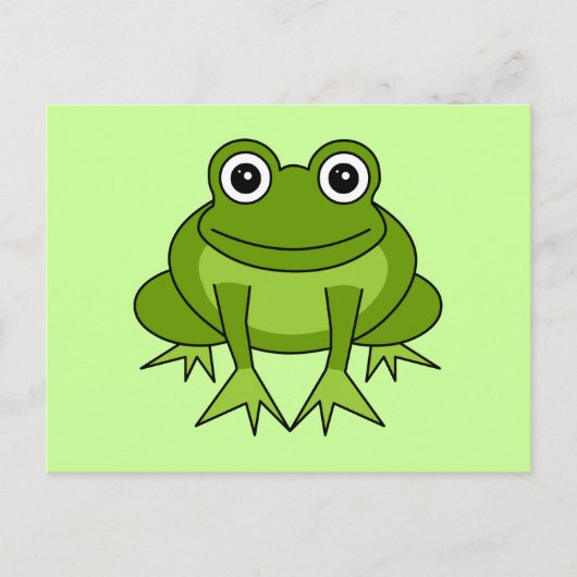 Cute Frog Cartoon - Prins in opleiding Briefkaart (Voorkant)