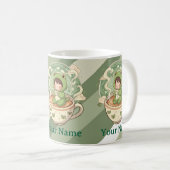 Cute Frog Coffee Lover Mug Koffiemok (Voorkant rechts)