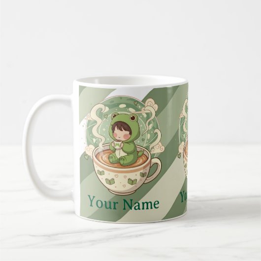 Cute Frog Coffee Lover Mug Koffiemok (Links)