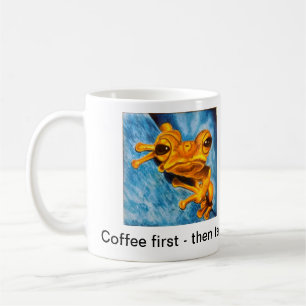 Cute Frog Coffee Mok