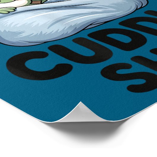 Cute Frog Cozy This Is My Cuddle  Poster (Hoek)