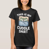 Cute Frog Cozy This Is My Cuddle  T-shirt (Voorkant)