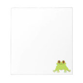 Cute Frog Custom Notitieblok (Voorkant)