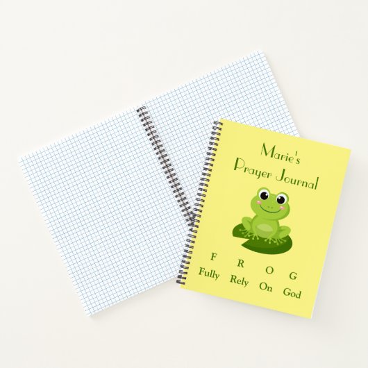 Cute frog-dagboek notitieboek (Binnen)