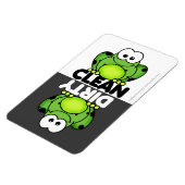 Cute Frog Dishwaser Magnet Magneet (Linkerzijde)