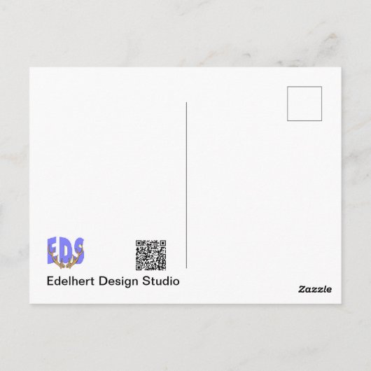 Cute Frog DIY Briefkaart (Achterkant)