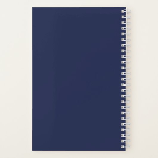 Cute Frog en Doodle Heart Pattern Blue Roze Notitieboek (Achterkant)