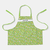Cute Frog Face Pattern Monogramed Schort (Voorkant)