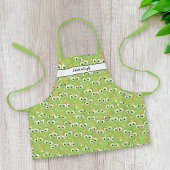 Cute Frog Face Pattern Monogramed Schort