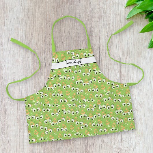 Cute Frog Face Pattern Monogramed Schort