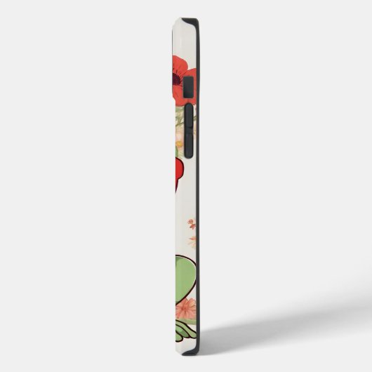 Cute Frog Flower Headband Case-Mate iPhone Case (Achterkant / Links)