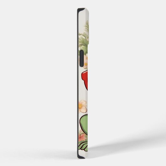 Cute Frog Flower Headband Case-Mate iPhone Case (Achterkant / Rechts)